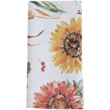 Gold and Red Sunflowers Napkins-Lange General Store