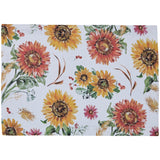 Gold and Red Sunflowers Placemats-Lange General Store