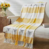 Golden Bee Woven Throw-Lange General Store