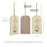 Buzzy Bees Left It Bee Tag Ornament-Lange General Store