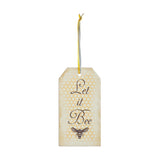 Buzzy Bees Left It Bee Tag Ornament-Lange General Store