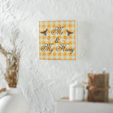 Buzzy Bees Me & My Honey Block Sign-Lange General Store