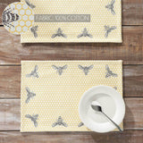 Buzzy Bees Placemat Set of 2-Lange General Store