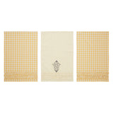 Buzzy Bees Ruffled Tea Towel Set of 3-Lange General Store