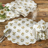 Golden Flowers Napkins-Lange General Store