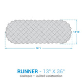 Golden Flowers Quilted Table Runners-Lange General Store