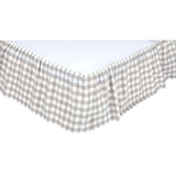 Annie Grey Buffalo Check Bed Skirt-Lange General Store