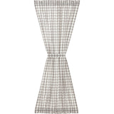 Annie Grey Buffalo Check Door Panel Curtain-Lange General Store