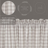 Grace Ann Buffalo Check Prairie Swag Curtains