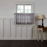 Annie Grey Buffalo Check Tier Curtains 24"-Lange General Store