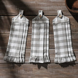 Grace Ann Button Loop Tea Towel Set of 3-Lange General Store