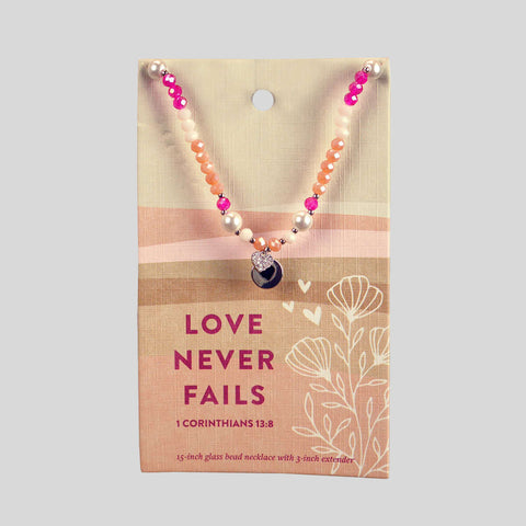 Grace & Truth Womens Necklace Love Never Fails-Lange General Store