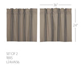 Grain Sack Charcoal Tiers