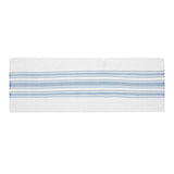 Grain Sack Stripe Blue Table Runners-Lange General Store