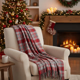Greland Plaid Throw-Lange General Store