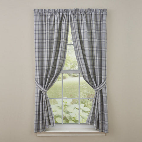 Greywood Short Panel Curtains-Lange General Store