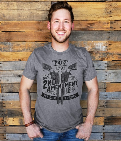 Gun Permit T-Shirt-Lange General Store