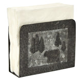 Hammered Bear Napkin Holder-Lange General Store