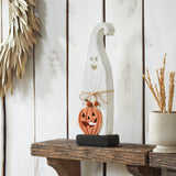 Happy Jack-O-Lantern Wooden Ghost-Lange General Store