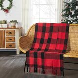 Harper Red and Black Throw-Lange General Store