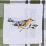Hayson Sage Plaid Goldfinch Dishtowel