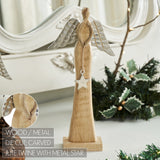 Heavenly Wings Natural Wooden Angel-Lange General Store