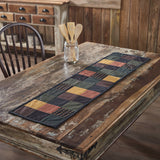 Heirloom Farm Primitive Check Quilted Table Runner-Lange General Store