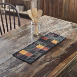 Heirloom Farm Primitive Check Quilted Table Runner-Lange General Store