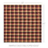 Heirloom Farm Primitive Check Table Topper-Lange General Store