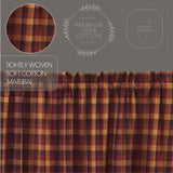 Heirloom Farm Primitive Check Valance
