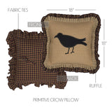 Heirloom Farm Primitive Crow Pillow