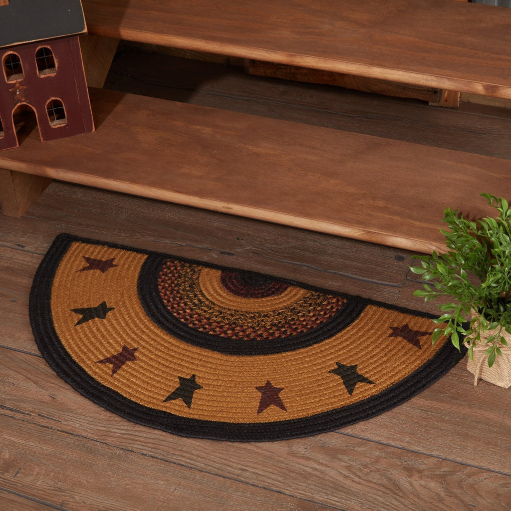 Heirloom Farm Star Half Circle Rug – Lange General Store