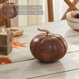 Heirloom Wooden Pumpkin Chestnut-Lange General Store
