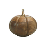 Heirloom Wooden Pumpkin Walnut Brown-Lange General Store