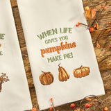Heirloom and Bittersweet Pumpkins Dish Towels-Lange General Store