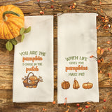 Heirloom and Bittersweet Pumpkins Dish Towels-Lange General Store
