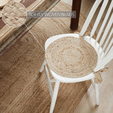 Natural Braided Chair Pad-Lange General Store