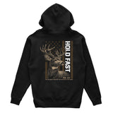 Hold Fast Deer Flag Men's Hoodie-Lange General Store