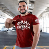Hold Fast Freedom Eagle Crest T-Shirt-Lange General Store