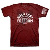 Hold Fast Freedom Eagle Crest T-Shirt-Lange General Store