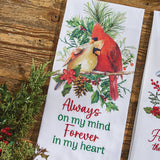 Holiday Cardinal Love Dish Towels-Lange General Store