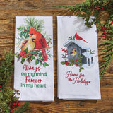 Holiday Cardinal Love Dish Towels-Lange General Store
