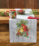 Holiday Cardinal Love Table Runner 54"-Lange General Store