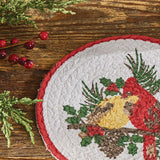 Holiday Cardinal Love Trivet 8" Set of 2-Lange General Store