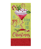 Holiday Cheers Candy Cane Terry Towel-Lange General Store