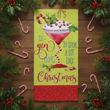 Holiday Cheers Candy Cane Terry Towel-Lange General Store