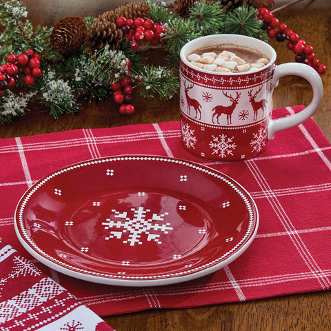 Holiday Reindeer Dash Dinnerware-Lange General Store