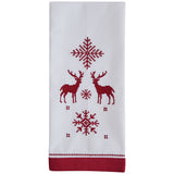 Holiday Reindeer Dash Dishtowels-Lange General Store