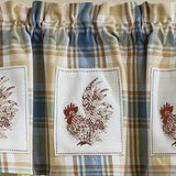 Hollostone Rooster Patch Valance-Lange General Store