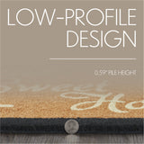 Home Sweet Home Charcoal Rectangle Door Mat-Lange General Store